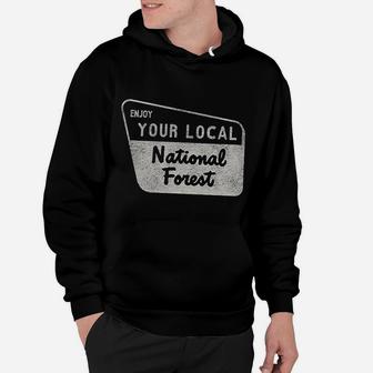 Enjoy Your National Forest Outdoor Vintage Camping Mountains Hoodie - Seseable