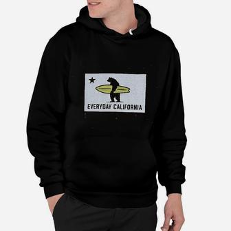 Everyday California 'el Classico' Charcoal Grey Classic Surf Hoodie - Seseable
