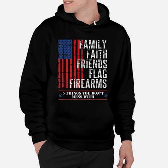 Family Faith Friends Flag American Flags Hoodie | Seseable CA