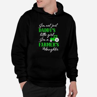 Farmers Daughter Daddys Little Girl Tractor Hoodie - Seseable
