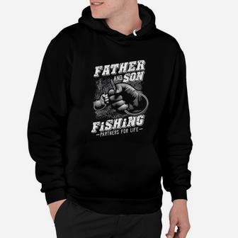 Father And Son Fishing Partner For Life Father Day Hoodie - Seseable