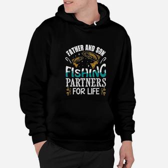 Father And Son Fishing Partners For Life Hoodie - Seseable