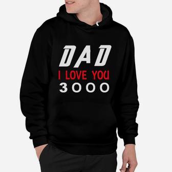 Fathers Day Baby Onesie, 1st I Love You 3000 Hoodie - Seseable