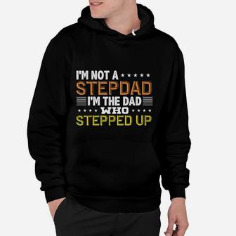 Fathers Day Stepfather, dad birthday gifts Hoodie - Seseable