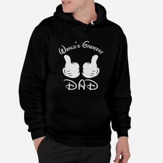 Fathers Day Thumbs Up Worlds Greatest Dad Hoodie - Seseable