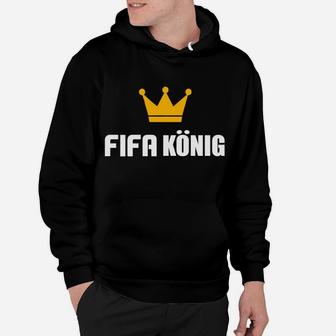 FIFA König Herren Hoodie mit Krone-Design, Fußballfan Bekleidung - Seseable