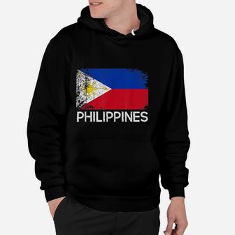 Filipino Flag Vintage Made In Philippines Hoodie - Seseable