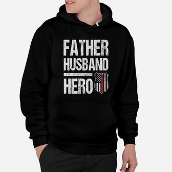 Fireman Husband Daddy Hero, best christmas gifts for dad Hoodie - Seseable