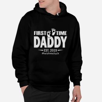 First Time Daddy Est 2019 Fathers Day Gift Hoodie - Seseable
