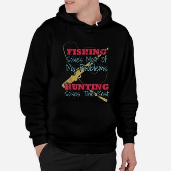 Fishing And Hunting Vintage Angler Fisher Hoodie - Seseable