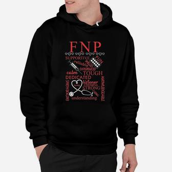 Fnp Family Nurse Practitioner Reliable Funny Nursing Hoodie | Seseable CA