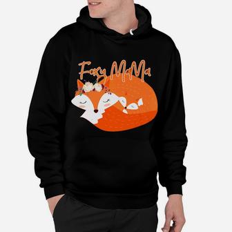 Foxy Mama For Fox Lover Mama Fox Hoodie - Seseable