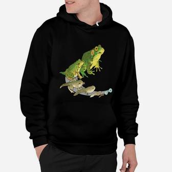 Frog Cycle - Mens Muscle T-shirt Hoodie - Seseable