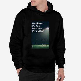 Fußball-Leidenschaft Hoodie, Nachtspiel-Design, Fan-Artikel - Seseable