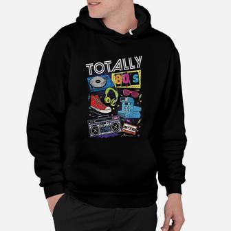 Funny 80s Retro 1980s Party Gift Turntable Cassette Hoodie - Seseable