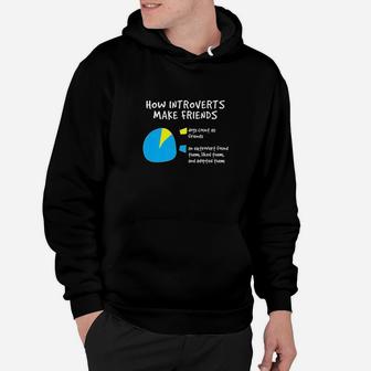 Funny Anti Social Dogs Friends Introvert Gift Hoodie - Seseable