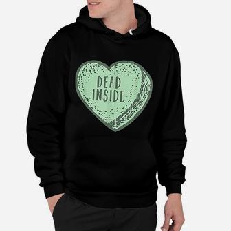 Funny Anti Valentines Day Gift Design With Candy Heart Hoodie - Seseable
