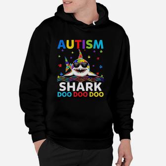 Funny Autism Shark Puzzle Awareness Day Cute Hoodie - Seseable