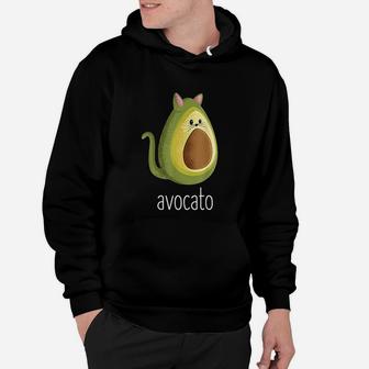 Funny Avocado Avocato Cat Gifts For Cats Lover Hoodie - Seseable