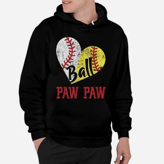 Funny Ball Paw Paw Softball Baseball Paw Paw T-shirt Hoodie - Seseable