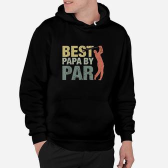 Funny Best Papa By Par Fathers Day Golf Gift Grandpa Hoodie - Seseable