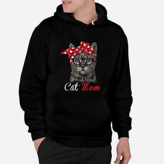 Funny Cat Mom Hoodie - Seseable