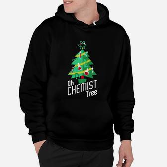 Funny Christmas Gift Science T-shirt - Oh Chemist Tree Shirt Hoodie - Seseable