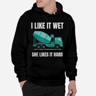 Funny Concrete Mixer Cement Mixer Truck Driver Gift Hoodie - Seseable