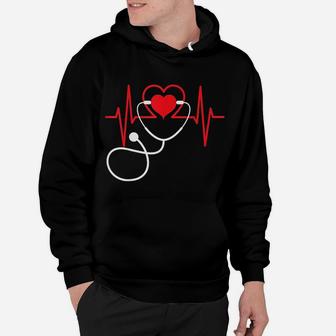 Funny Heart Beats Nurse, funny nursing gifts Hoodie - Seseable