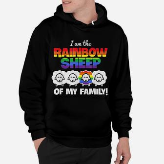 Funny I Am The Rainbow Sheep Of The Family Lgbt Hoodie