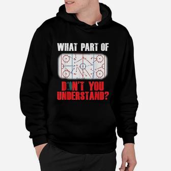 Funny Ice Hockey Mom Dad Coach Player Hoodie - Seseable