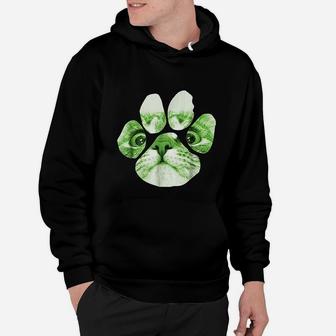 Funny Kitty Cat Paw Print Face For Cat Mommies Hoodie - Seseable