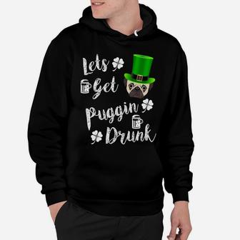 Funny Pug St Patricks Day Pug Dog Hoodie - Seseable