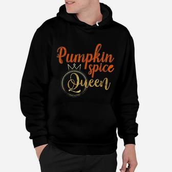 Funny Pumpkin Spice Queen Gift Idea Halloween Hoodie - Seseable