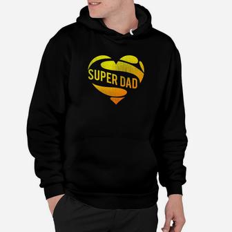 Funny Super Dad Superhero Fathers Day Fathers Vintage Gift Premium Hoodie - Seseable