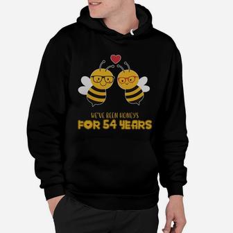 Funny T Shirts For 54 Years Wedding Anniversary Couple Gifts For Wedding Anniversary Hoodie - Seseable