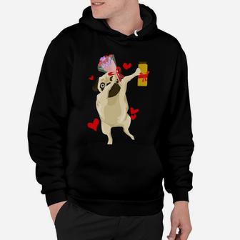Funny Valentines Day Gifts For Him Dog Valentines Day Hoodie - Seseable