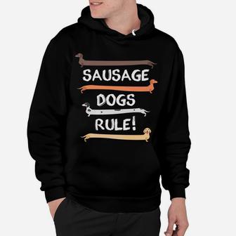 Funny Weiner Dogs Owner Dachshunds Lover Humor Hoodie - Seseable