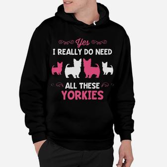 Funny Yorkie Dog Breed Lover Puppy Yorkshire Terrier Hoodie - Seseable