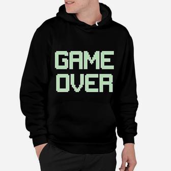 Game Over Retro Gaming Funny Video Gamer Outfits Hoodie - Seseable