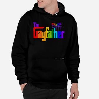 Gay Lgbt Pride Father Proud Dad Fathers Day Paren Hoodie - Seseable