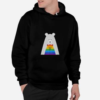 Gay Pride Mama And Baby Bear Gift Lesbian Son Daughter Hoodie - Seseable