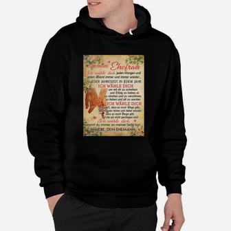 Ge Decke An Meine Ehefrau Hoodie - Seseable
