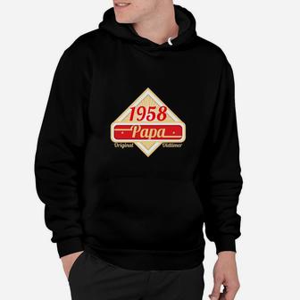 Gesschenk Für Papas Jahrgang 1958 Hoodie - Seseable