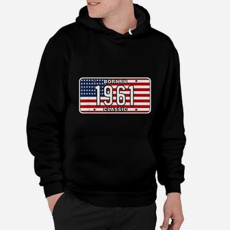 Gift For 60 Year Old Vintage Classic Car 1961 60th Birthday Hoodie - Seseable