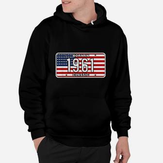 Gift For 61 Years Old Vintage Classic Car 1961 61st Birthday Hoodie - Seseable