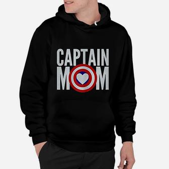 Gift Mom Captain Mom Superhero Hoodie - Seseable