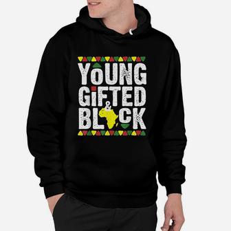 Gifted Young Black Dashiki African Pride History Month Magic Hoodie - Seseable