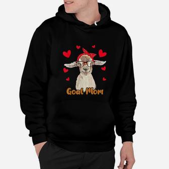 Goat Mom Valentines Day Goat Lover Hoodie - Seseable