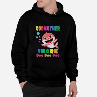 Godmother Shark Funny Mothers Day Gift Hoodie - Seseable